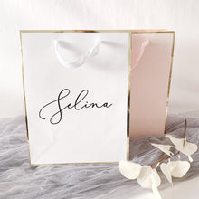 Load image into Gallery viewer, Gold Trim Gift Bag
