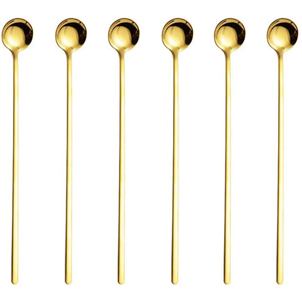 Gold Long Handle Spoon