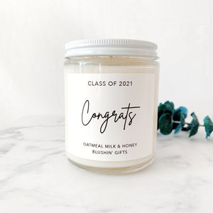 Custom Label Oatmeal Honey & Milk Candle