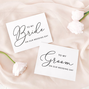 Bride + Groom Card Set