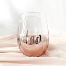 Load image into Gallery viewer, Stemless Sparkle Wine Glass
